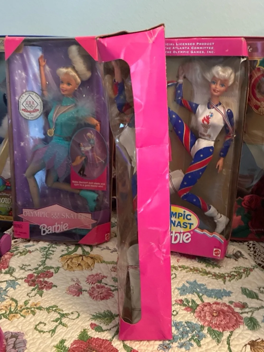 Barbie Olympic Gymnast Doll in Red, White & Blue Leotard